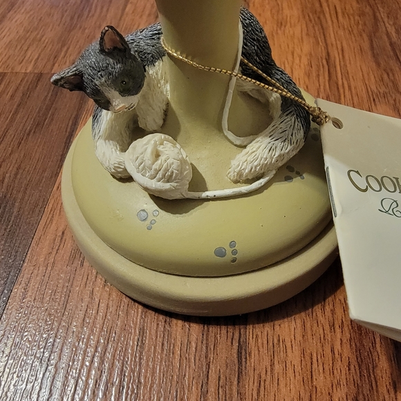 Brown Bag Cookie Art 1995 Stamp #9 Cat Kitty & Yarn - Picture 2 of 3